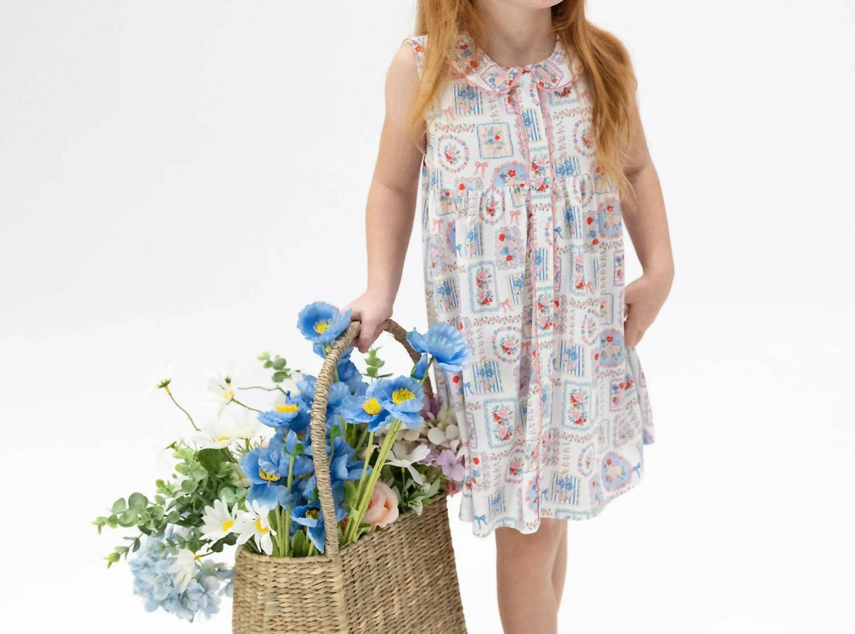 Angel Dear - Juleps Floral Patchwork Jill Dress With Bloomers