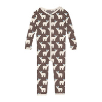 Kickee - Print Convertible Sleeper with Zipper