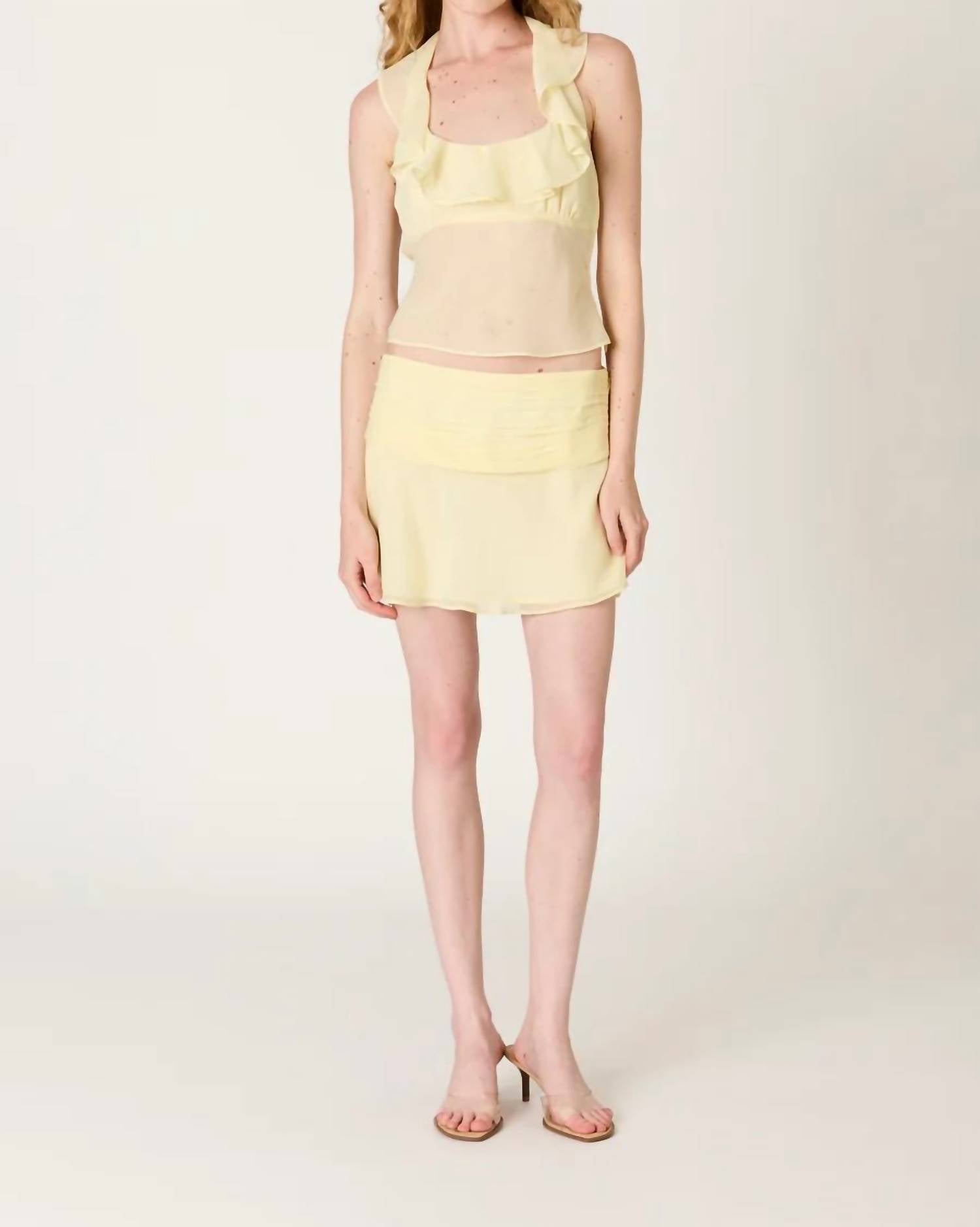 Nia - Verbena Sheer Top