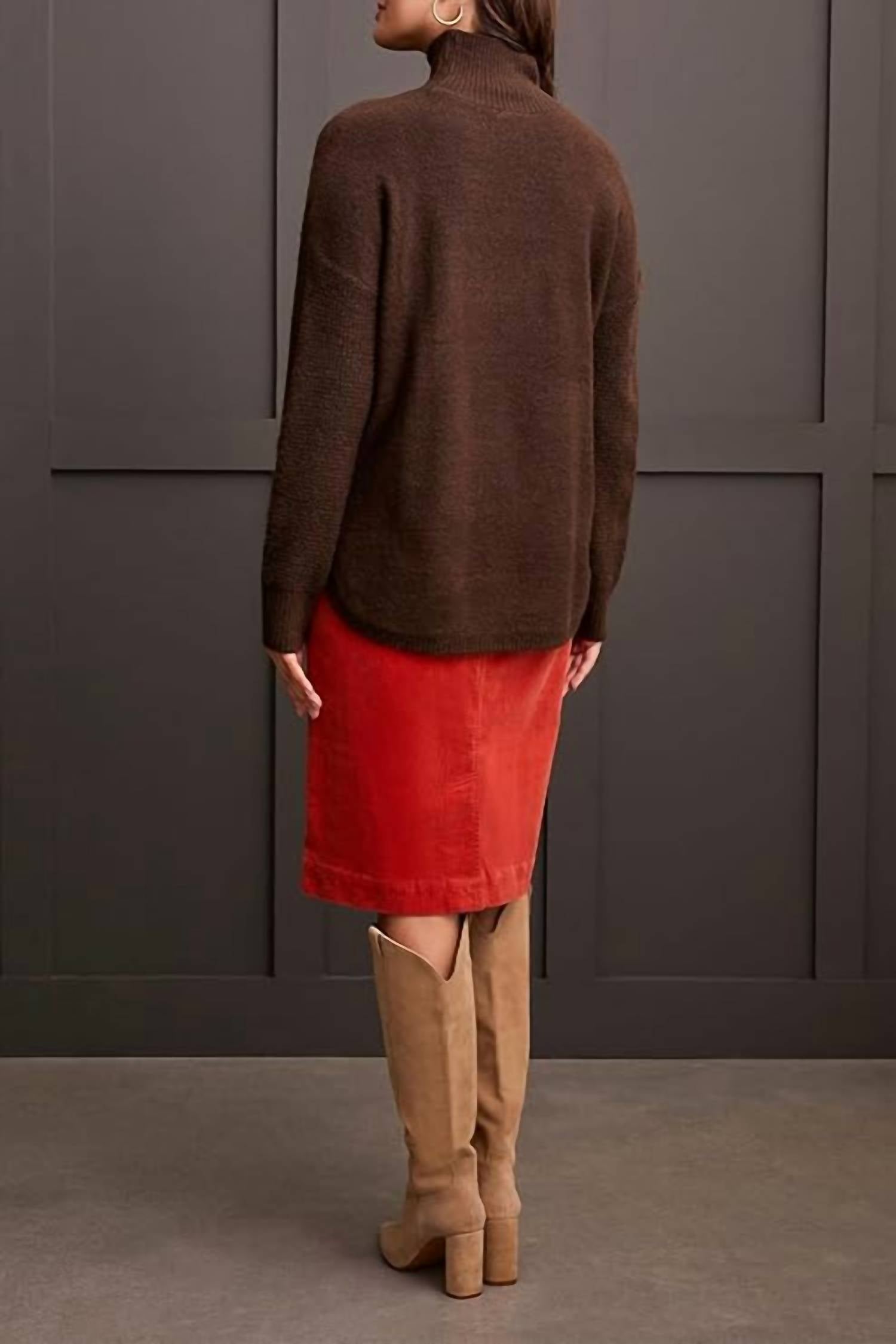Tribal - Long Sleeve Mock Neck Sweater