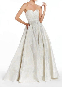 ALYCE PARIS Secret Strapless Ball Gown in ivory - women's dress