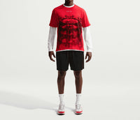 NIKE Chrome T-shirt in university red black - women's t-shirt