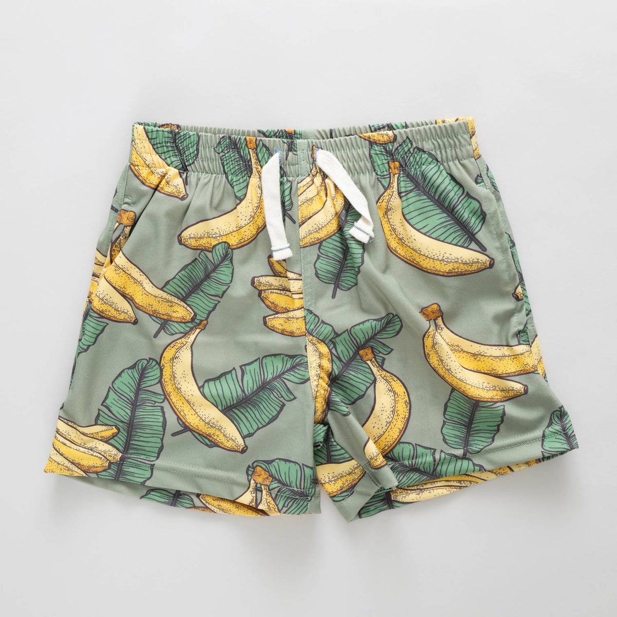 Pink Chicken - Boys' Print Pull-On Swim Trunks