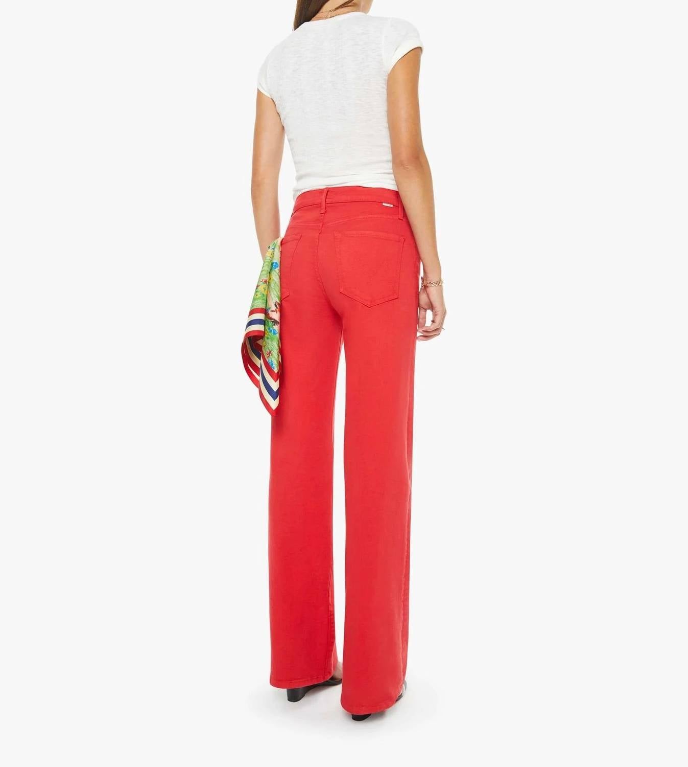 Mother - Kick It High Rise Straight Leg Jeans