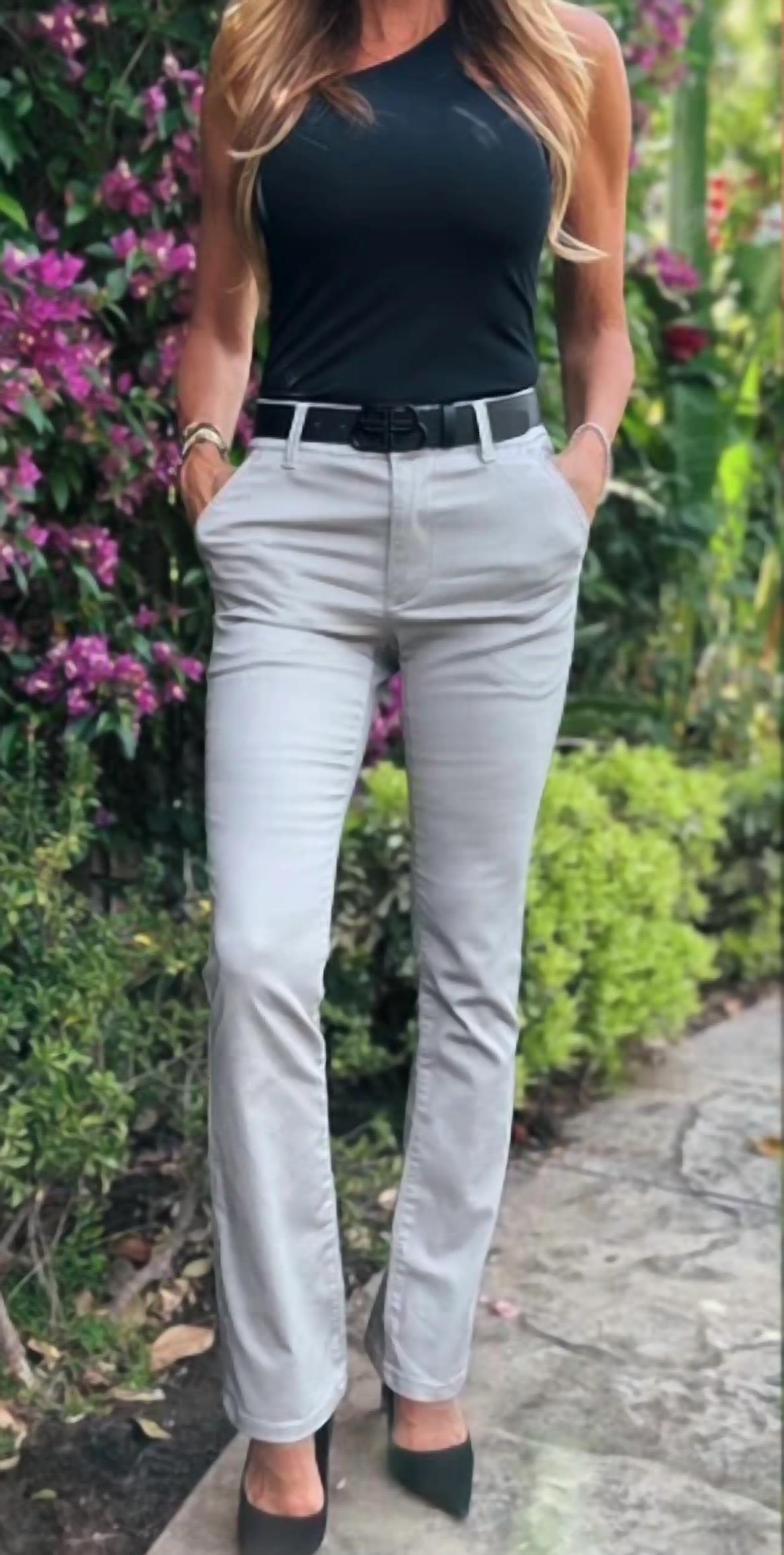 Bevy Flog - Mona Slim Straight Pants