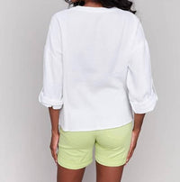Charlie B - Front Twist Style Blouse