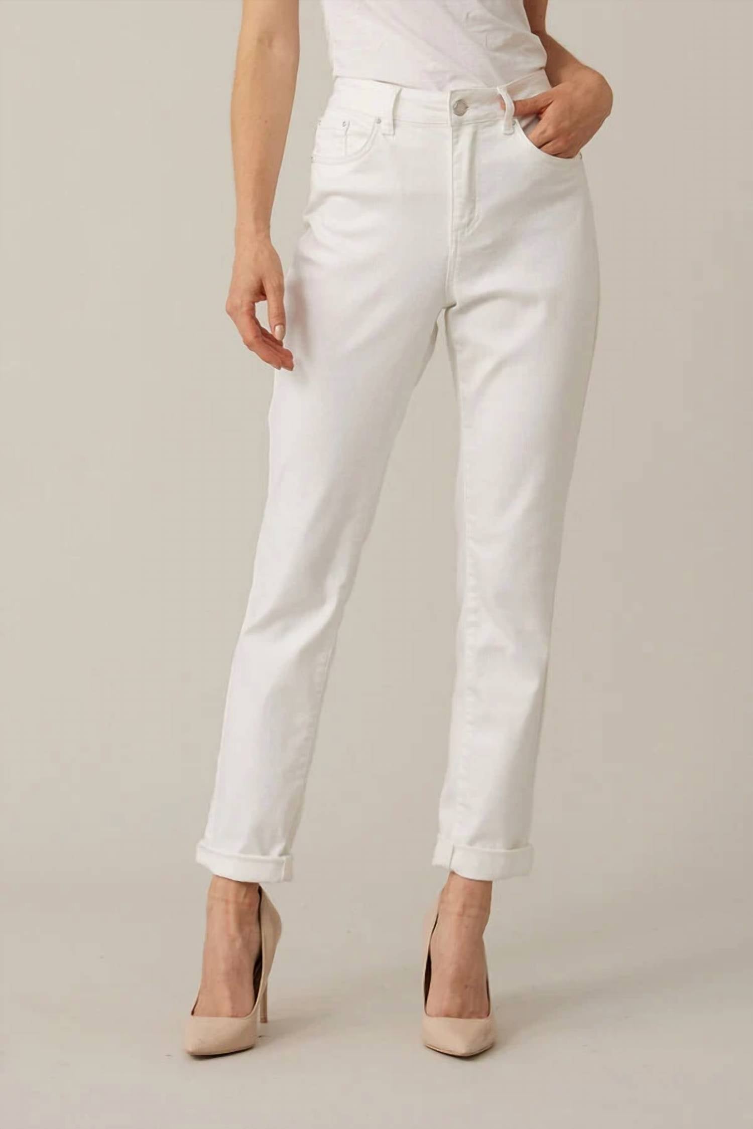 Joseph Ribkoff - Cuffed Cropped Jeans
