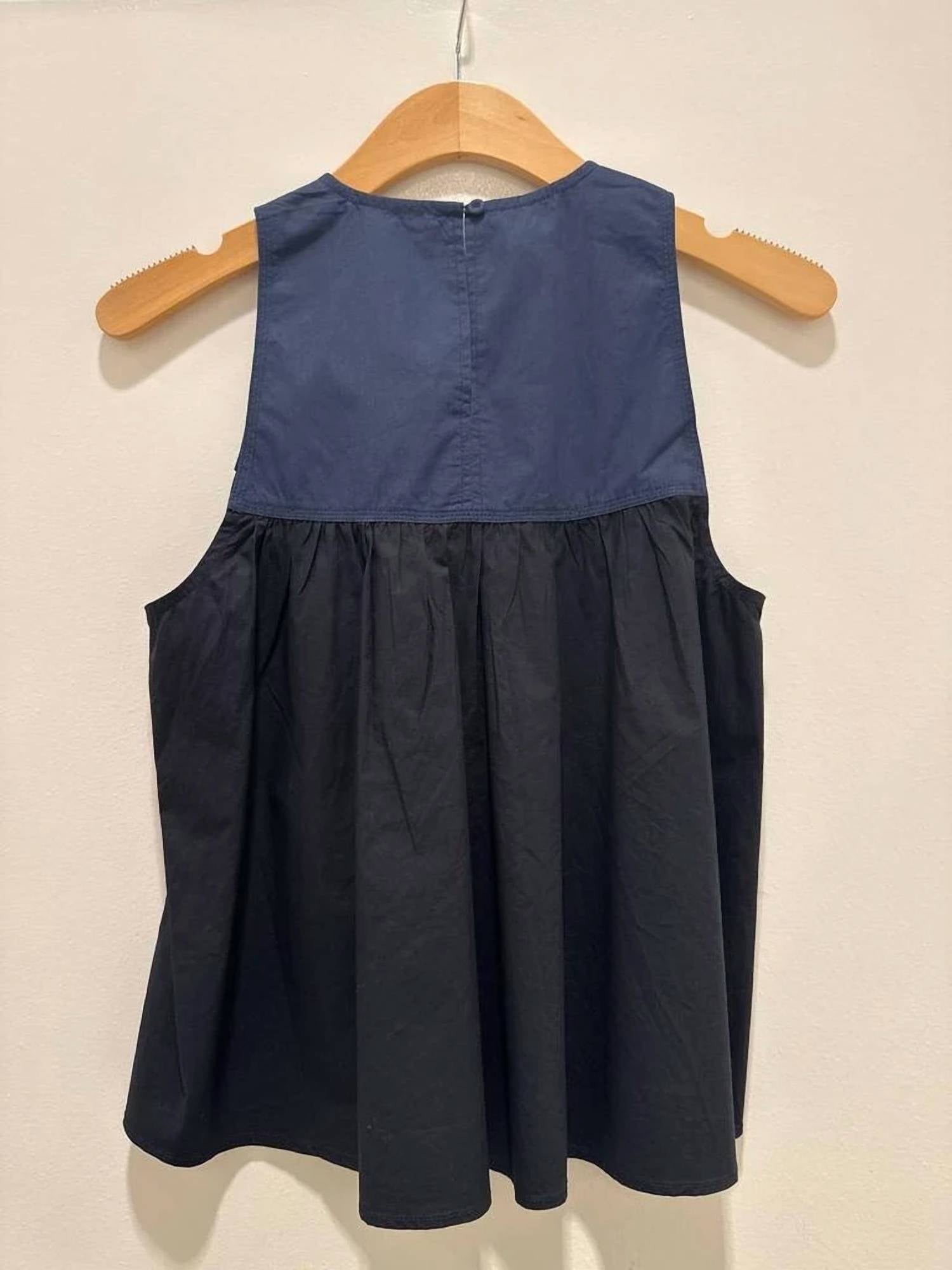 Ulla Johnson Women's Kali Top in twilight colorblock - women's tank top - alternate view