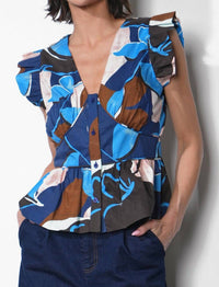Greylin - Sarina Poplin Top