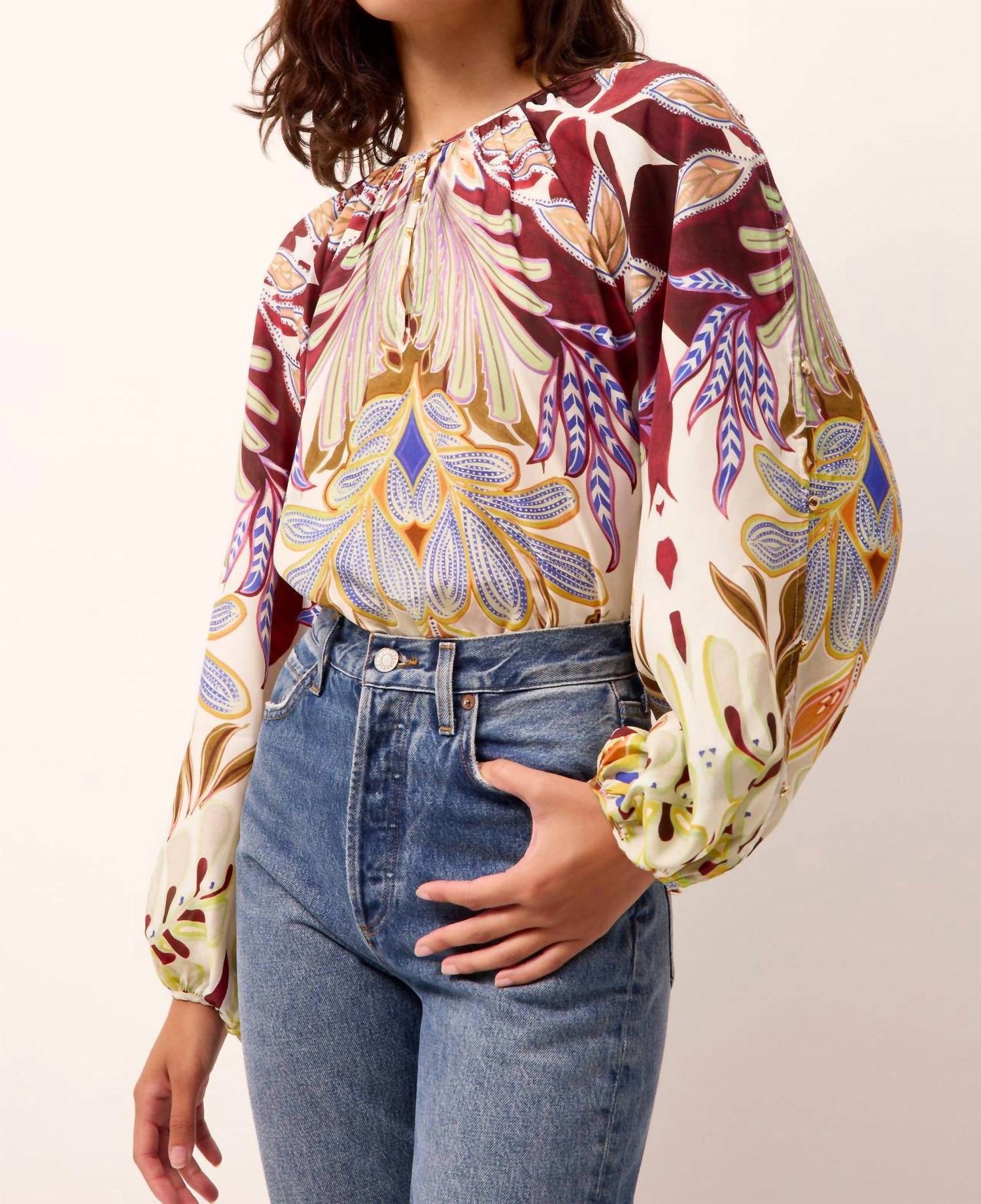 Marie Oliver - Arabella Long Sleeve Top