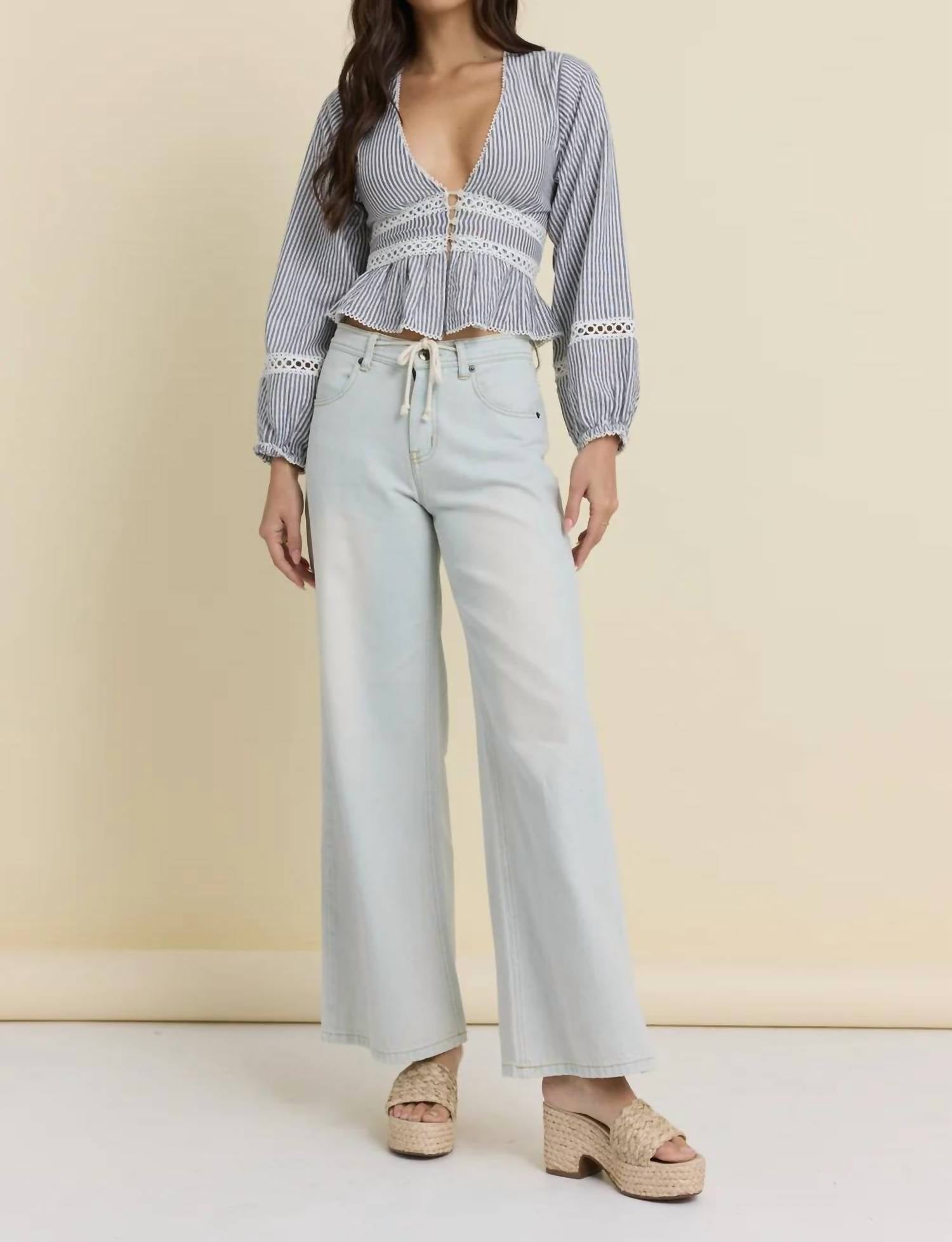 Vintage Havana - Striped Long Sleeve Top