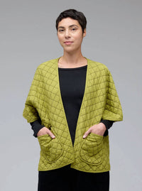 Cut Loose - Quilted Parachute Shawl Cardigan