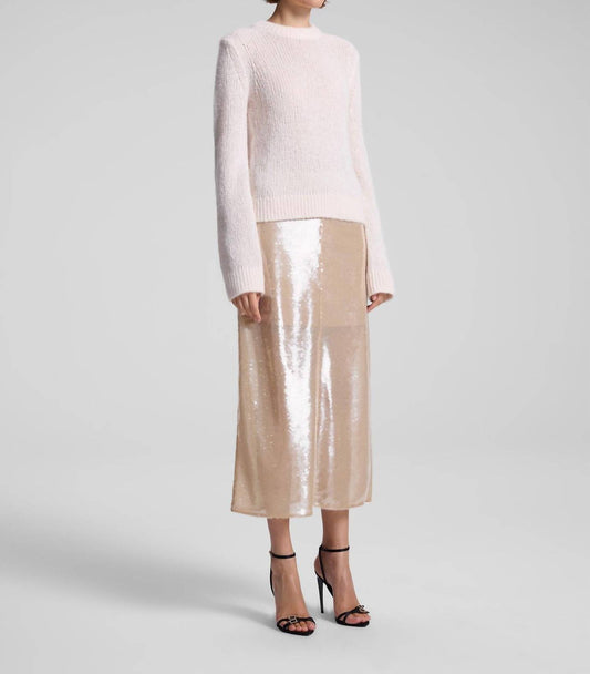 A.L.C. - Bowie Sheer Alpaca Crewneck Sweater