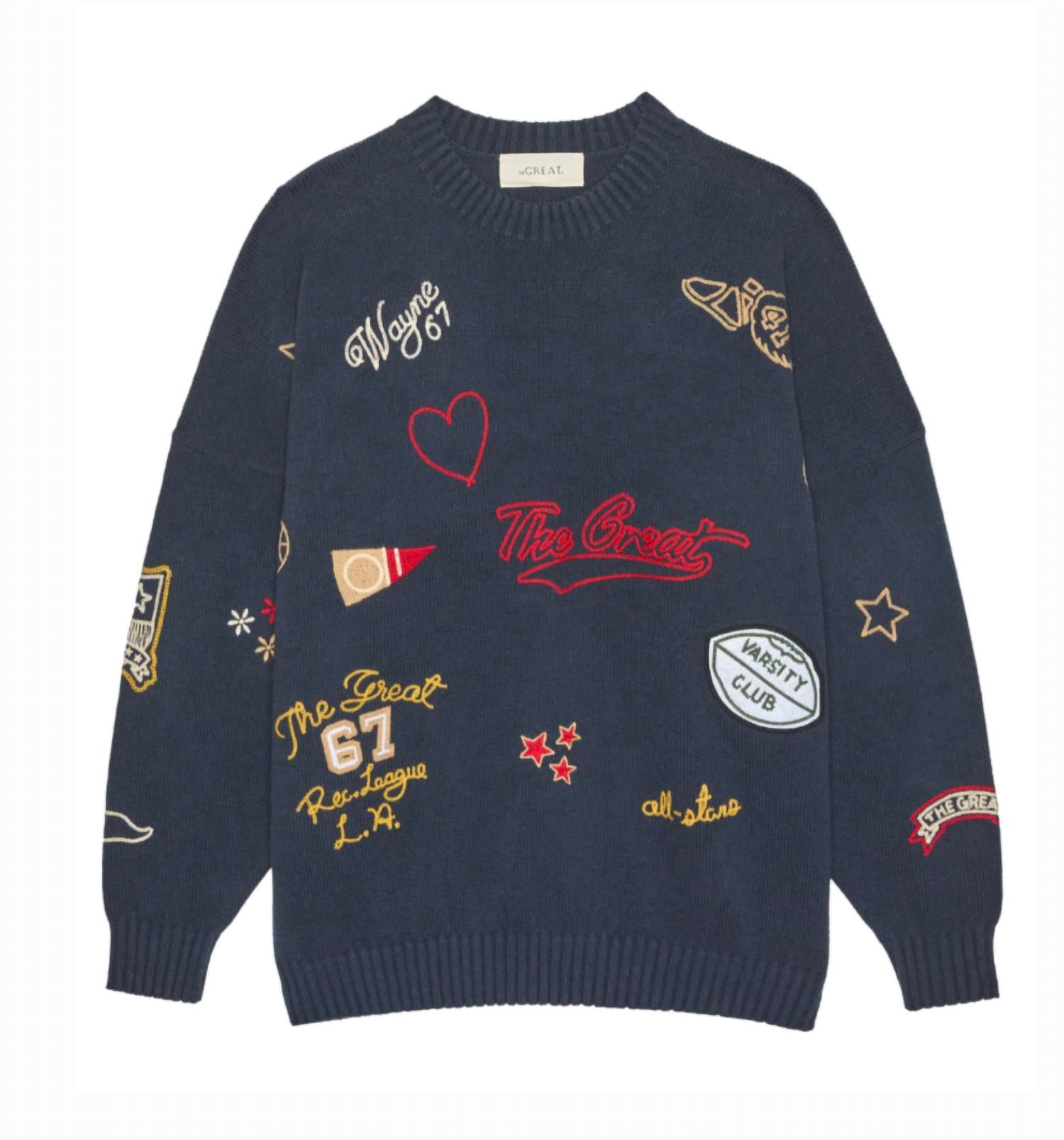 The Great. - Oversize Crew Pullover