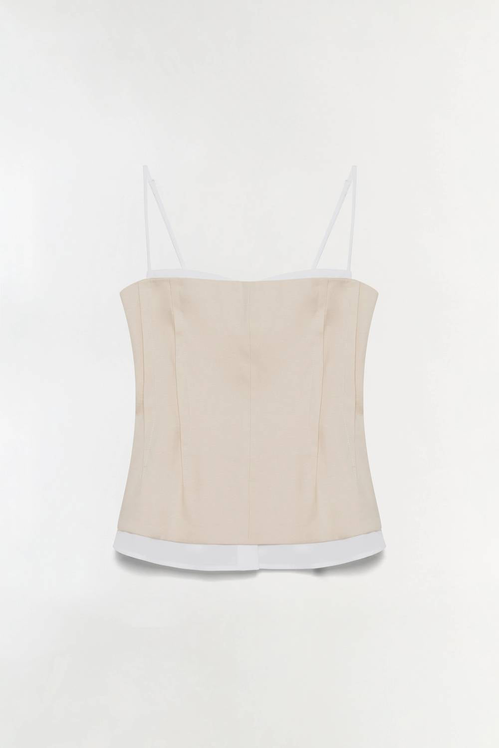 Jonathan Simkhai - Cayden Linen Bustier Top