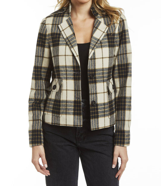 Fergie Plaid Shirt Jacket