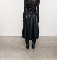 Enza Costa - LACE LONG SLEEVE TURTLENECK TOP