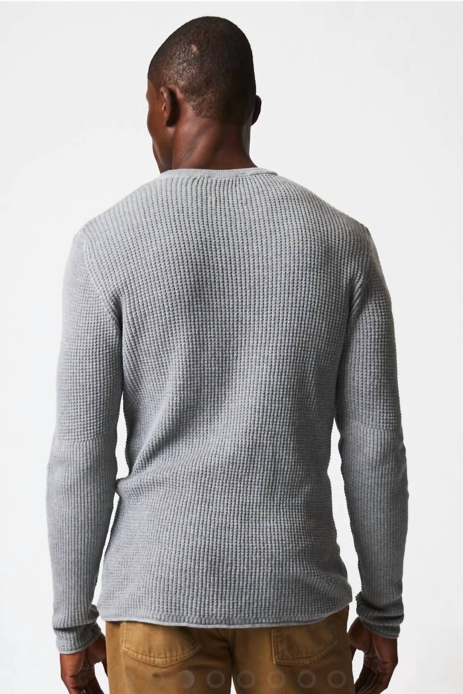Billy Reid - Mini Waffle Crew Sweatshirt