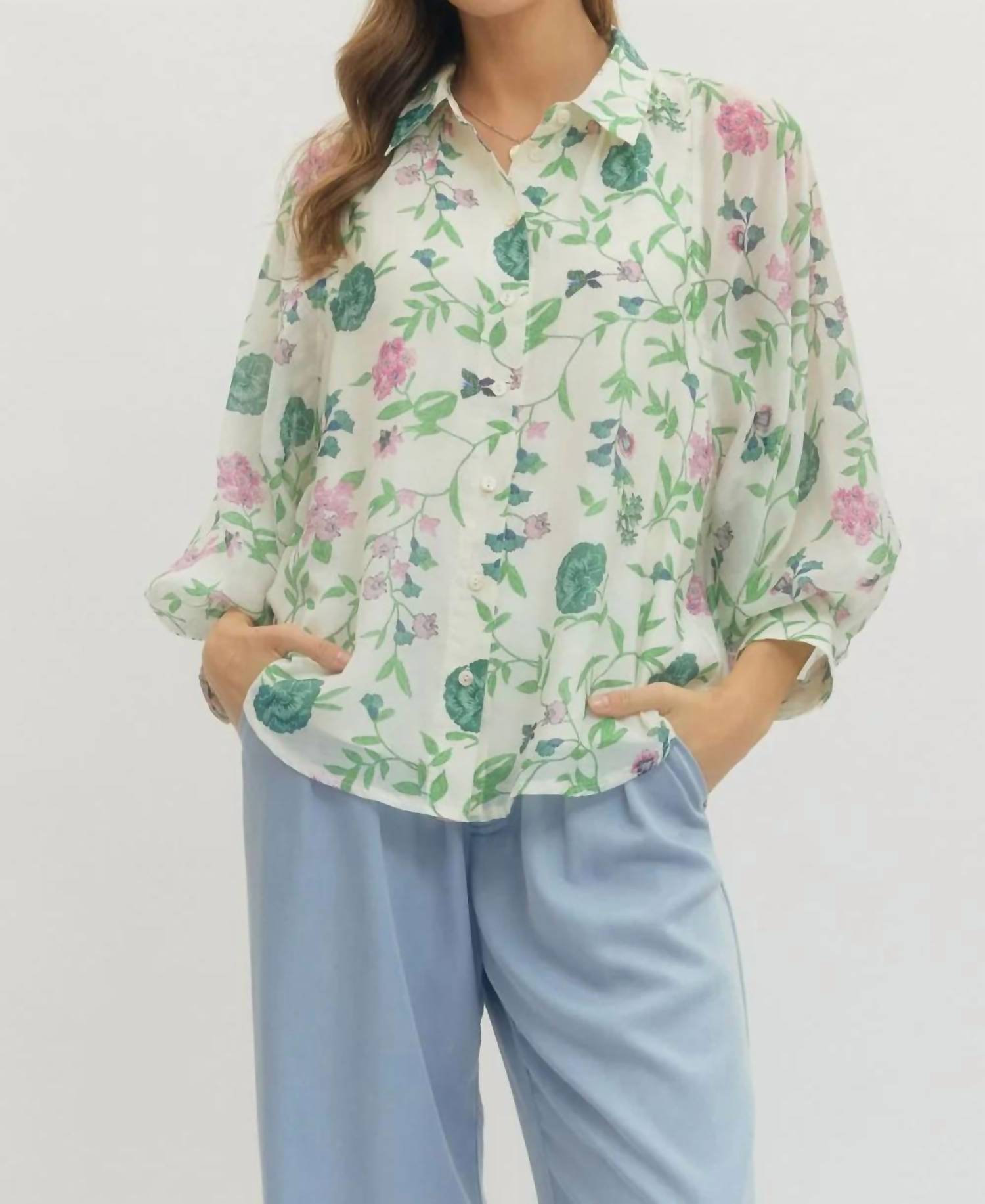 Entro - Semi-sheer Top