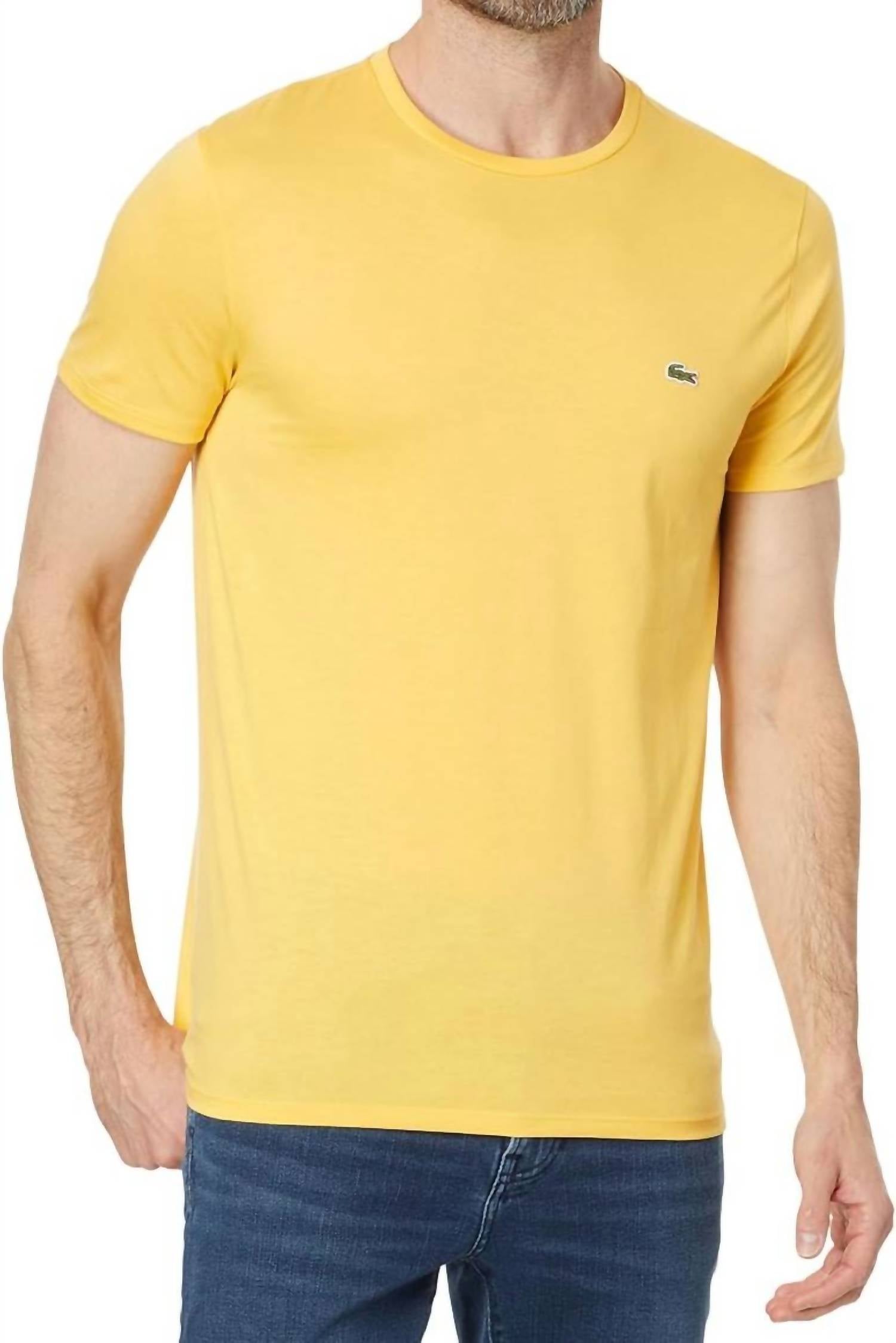 Lacoste - Short Sleeve Crew Neck Pima Cotton Jersey T-shirt