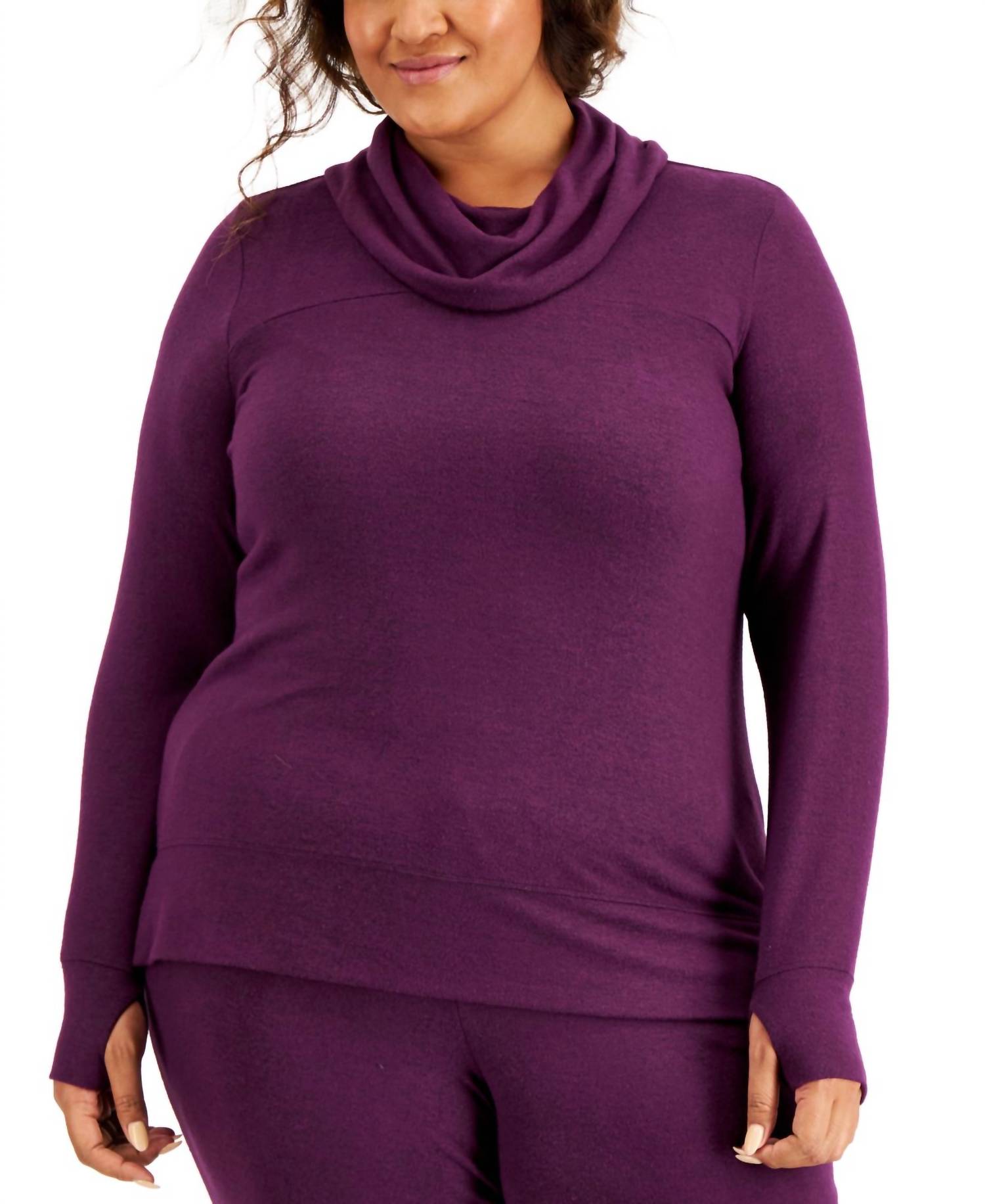 Ideology - Activewear Cowlneck Knit Top