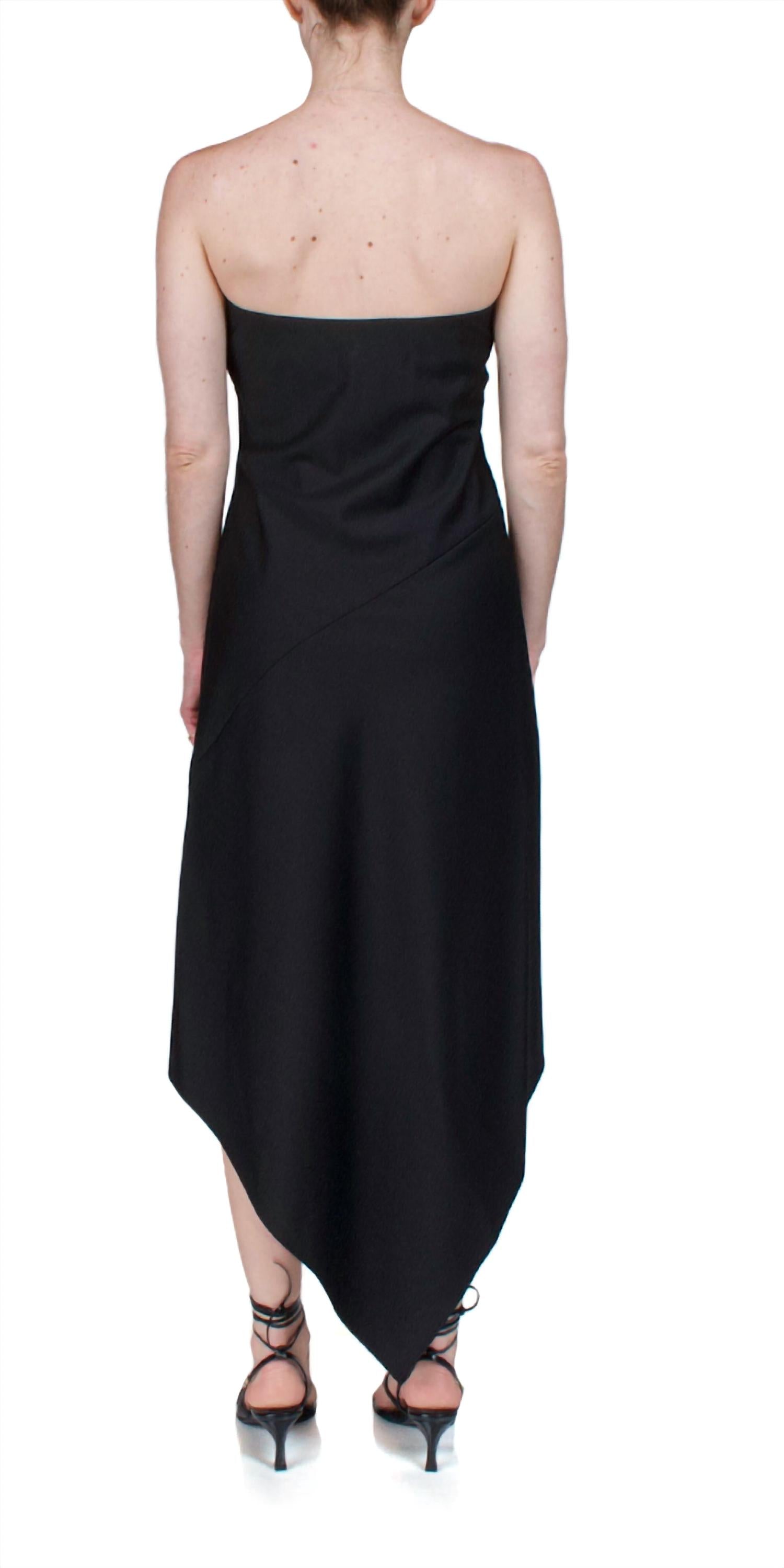 Helmut Lang - Wool Scarf Hem Dress