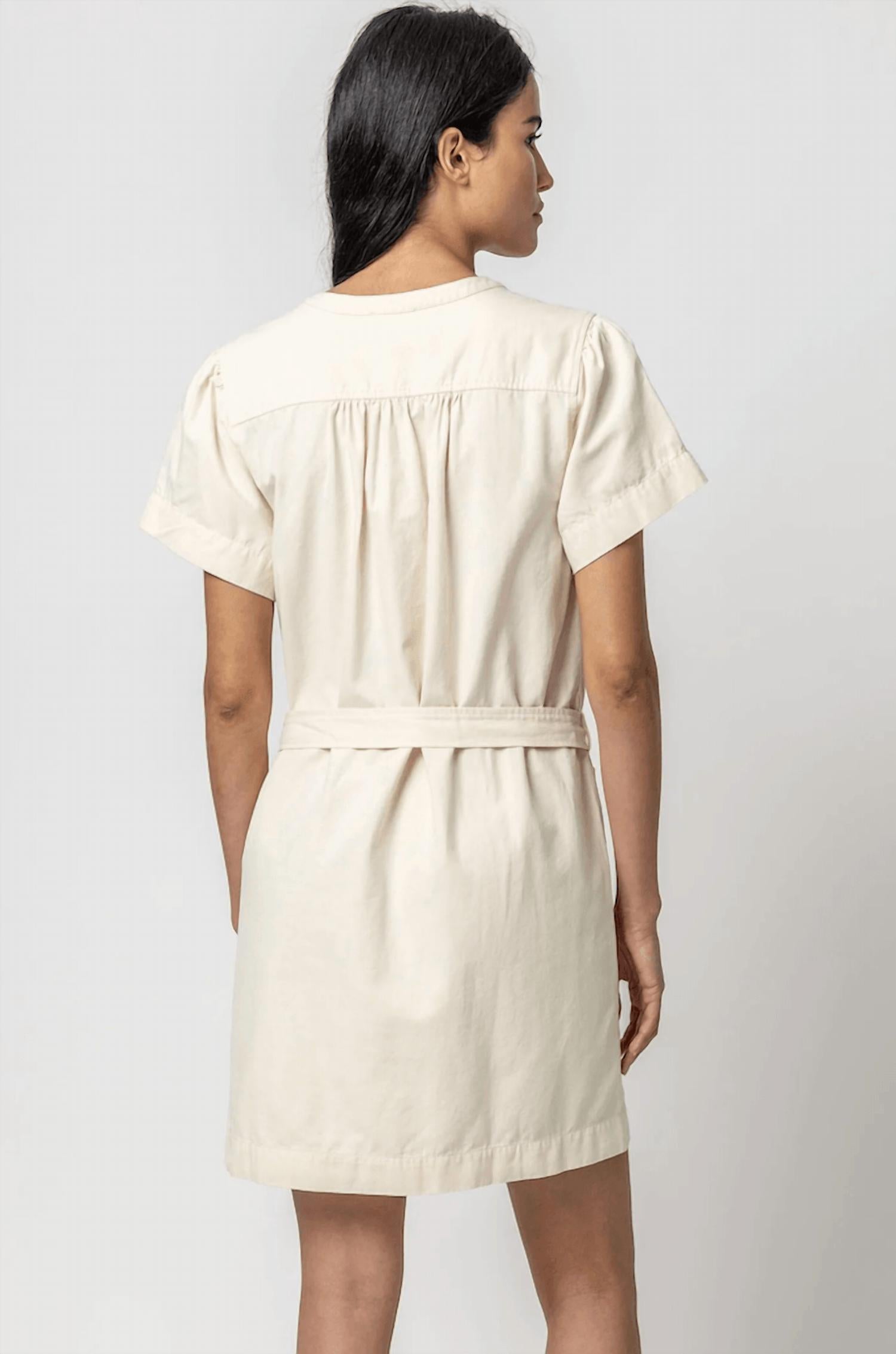 Lilla P - Half-placket Canvas Dress