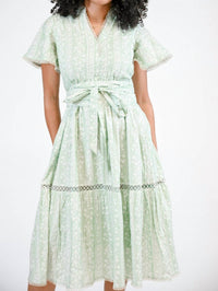 VICTORIA DUNN Brynley Lush Meadow Dress in green - women's dress