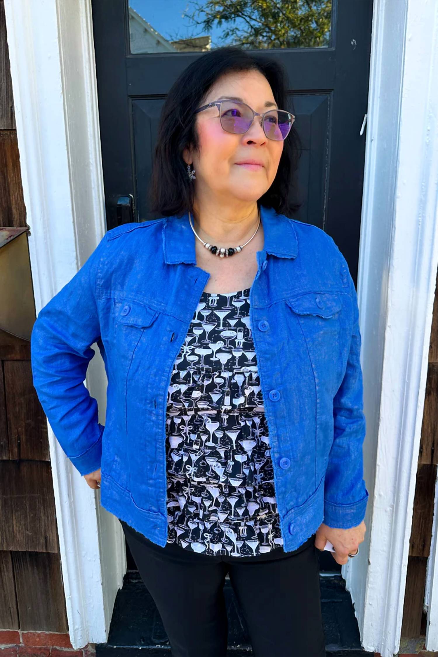 Lulu-B - Women's Linen Travel Jacket