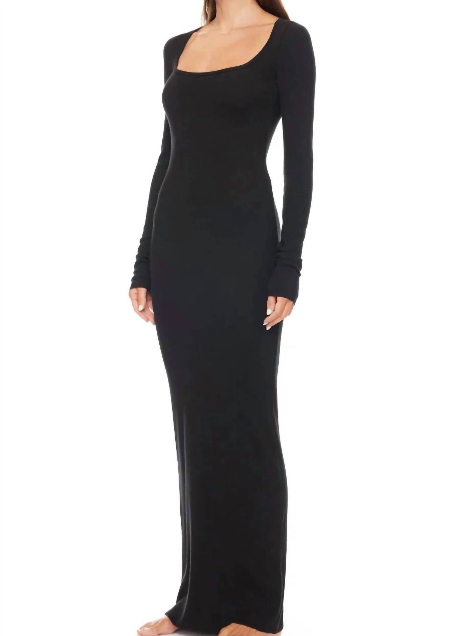 Eterne - Square Neck Maxi Dress