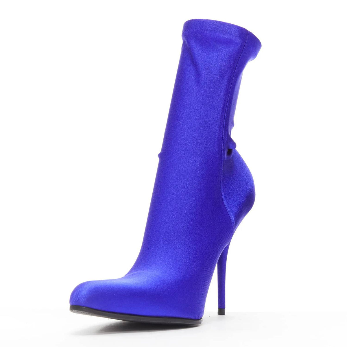 Balenciaga - Women's Stretch Comfort Round Toe Stiletto Booties