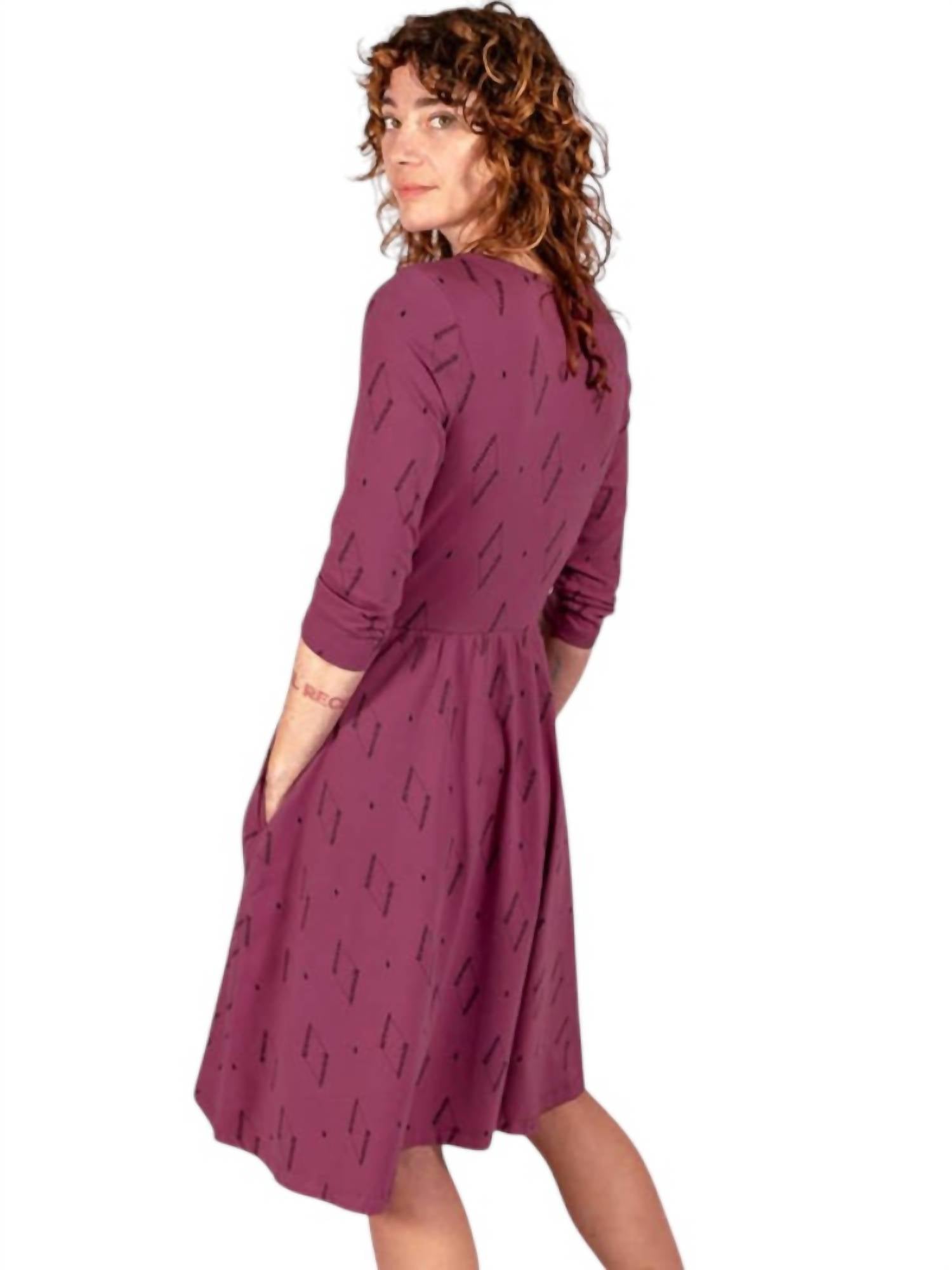Mata Traders - Callie Long Sleeve Wrap Dress