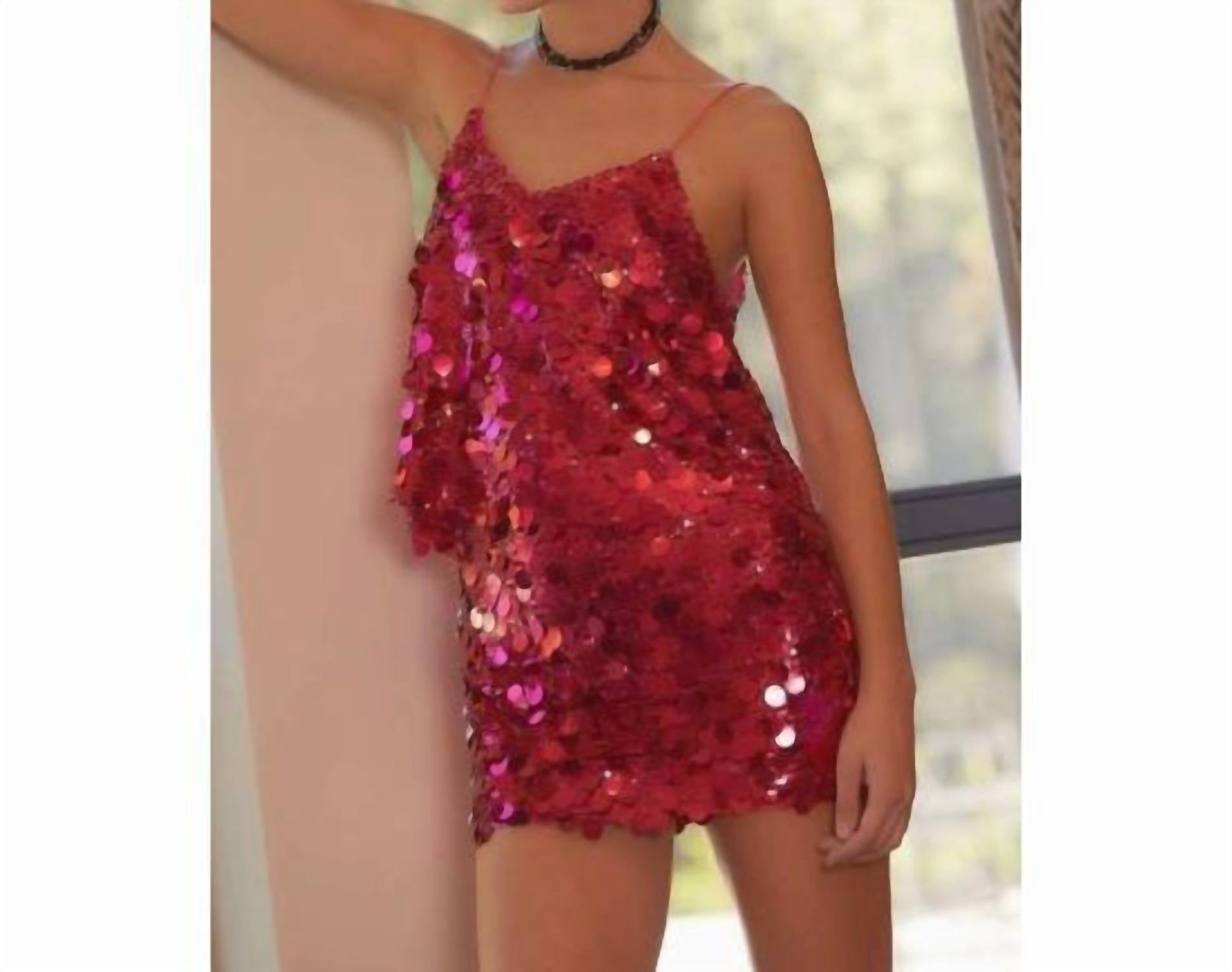 Main Strip - Disco Sequin Cami Top