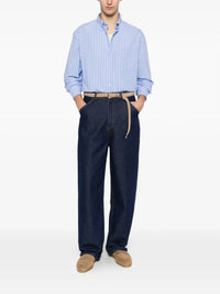 Entro - Striped Button Up Shirt