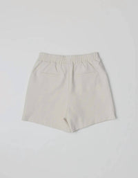 By Together Women's Refined Shorts in milk - women's shorts - alternate view