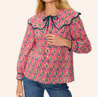 Pink City Prints - Apple Blouse