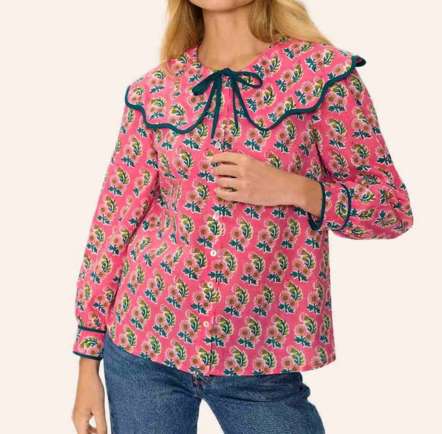 Pink City Prints - Apple Blouse