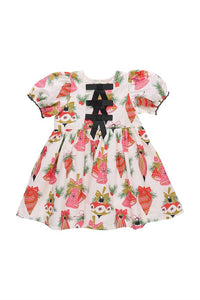 PINK CHICKEN Girls' Hermione Dress in holly bells - kids' dress