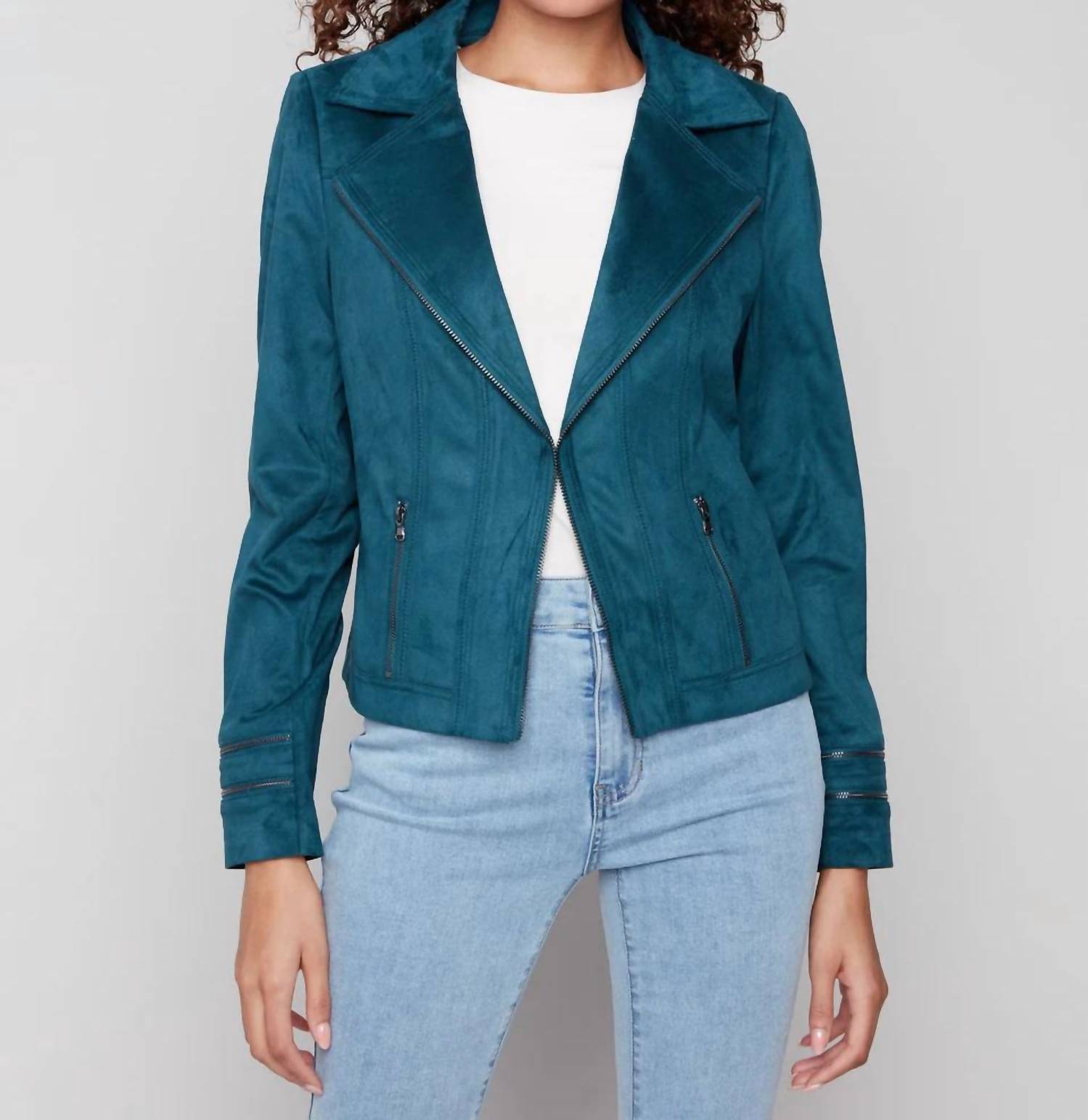 Charlie B - Vintage Faux Suede Jacket