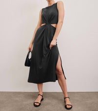 Beyond Yoga - Around The World Front Twist Dress