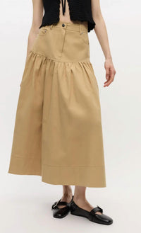 Ganni - Classic Summer Suiting Long Skirt