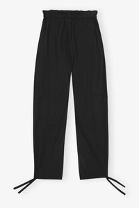 Ganni - Drapey Melange Elasticated Waist Trousers