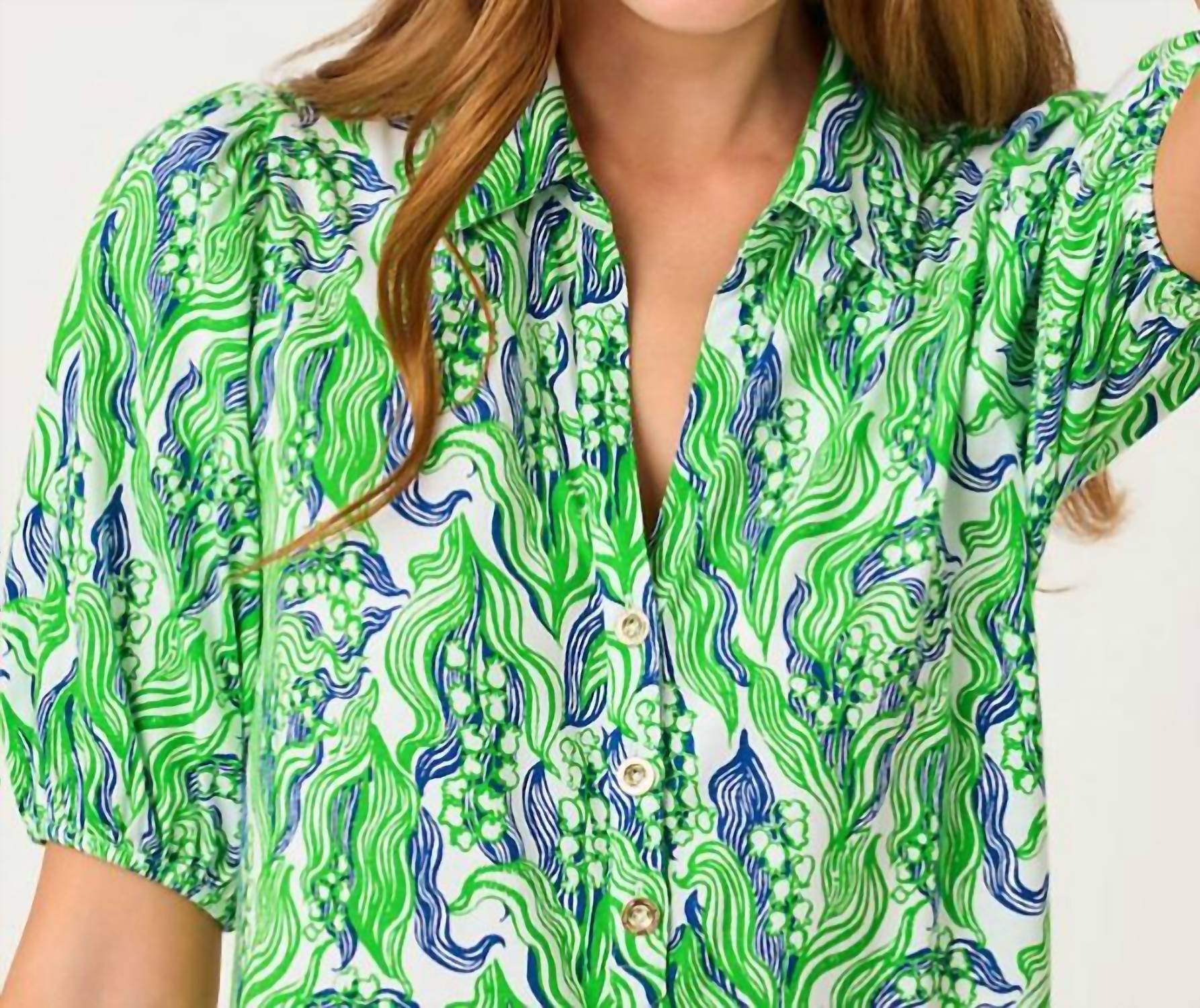 Lilly Pulitzer Bingley Mini Dress in putting green lilly of the valley - women's dress - view 5