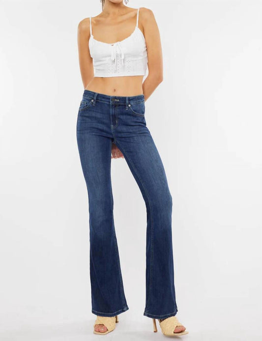 Kancan - Mid Rise Flare Jean