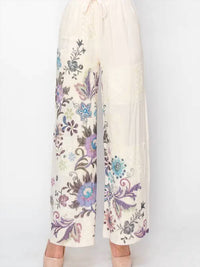 Origami - Women's Lace Patchwork Pants