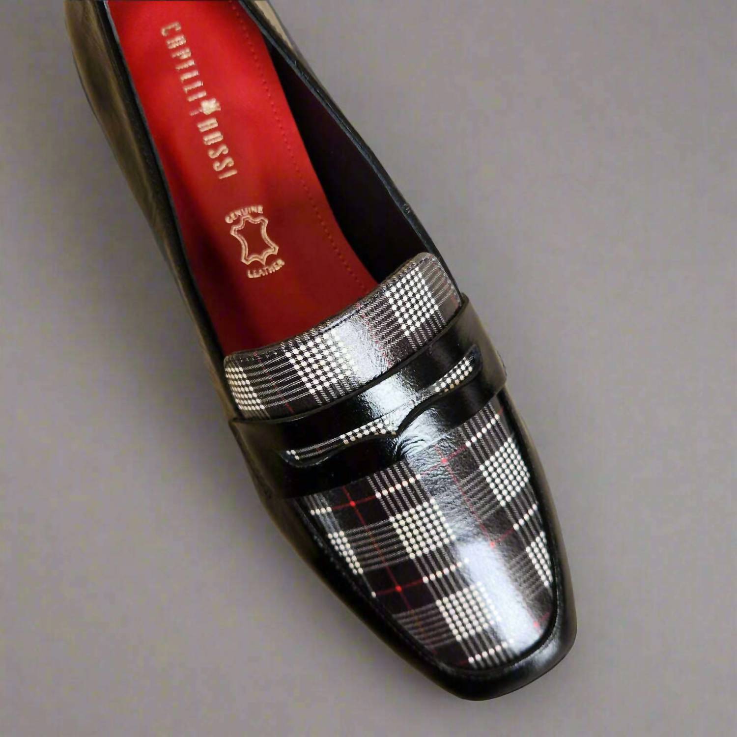 Capelli Rossi Women's Hutton Shoe in black wales french patent - women's flats - alternate view
