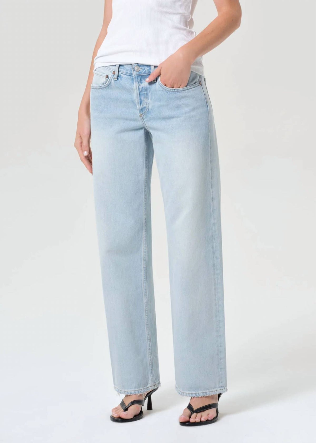 Agolde - Women's Low Rise Loose Jeans