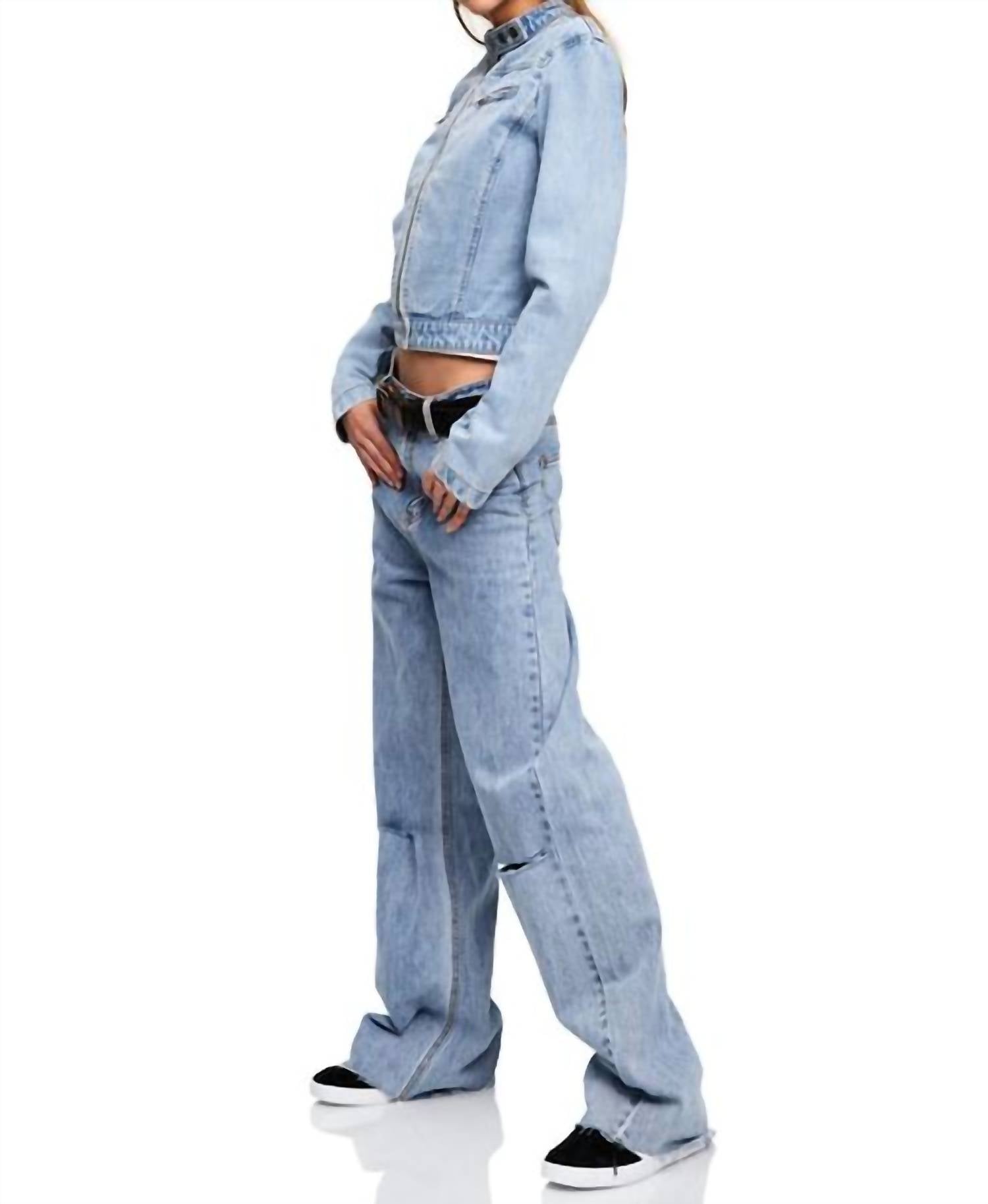 Lioness - Bella Moto Denim Jacket