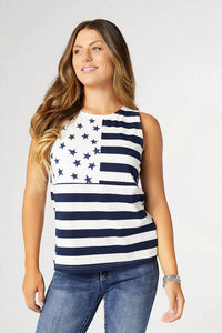 Coco + Carmen - Stars & Stripes Tank Top