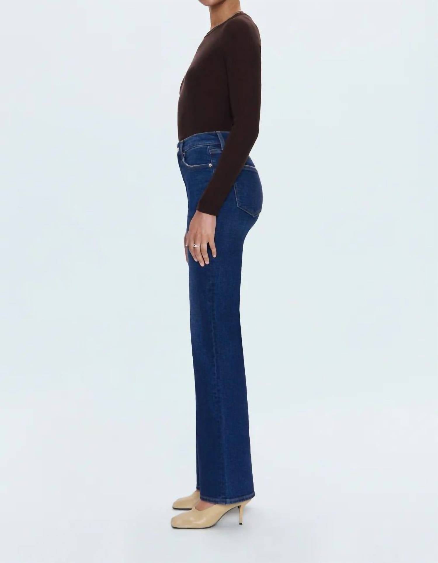 PISTOLA Evie High Rise Slim Boot Jeans in penthouse 2 - women's jeans - view 5